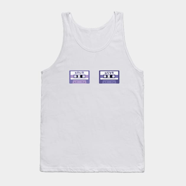 Cassettes Sour and Guts Tank Top by Adrian's Outline